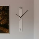 Horloge murale minimaliste au design épuré