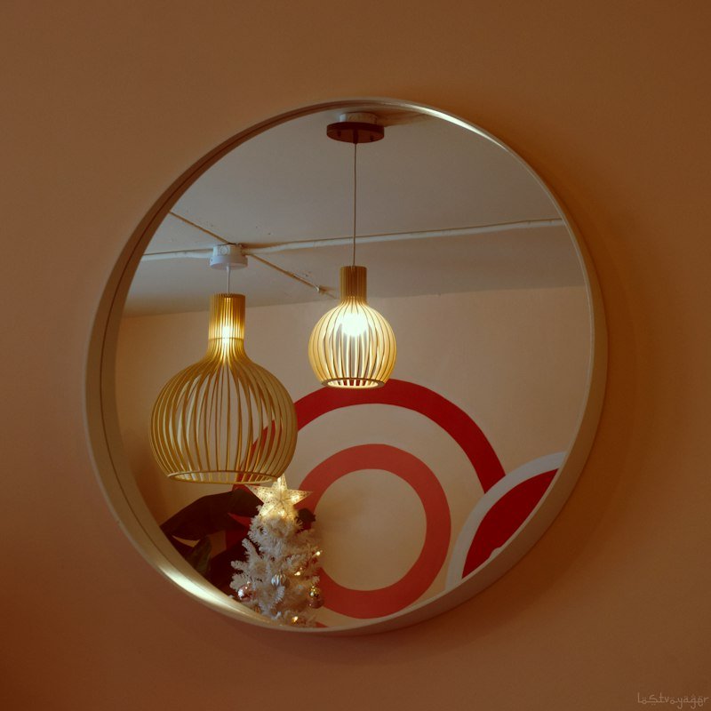 Miroir décoratif en ambiance intérieure