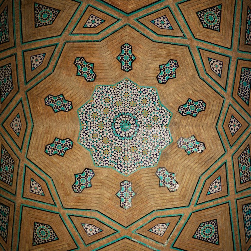 Motif décoratif gravé en gros plan